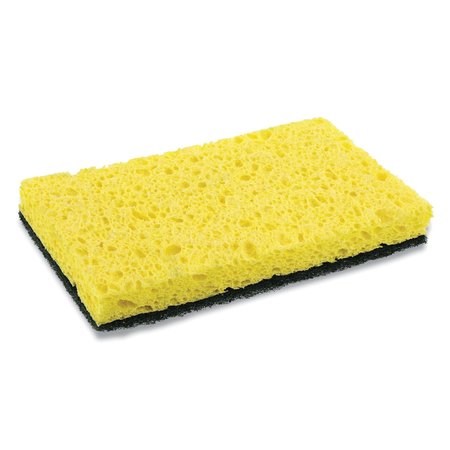 AMERCAREROYAL Heavy-Duty Scrubbing Sponge, Yellow/Green, PK20 RPP S740C/20